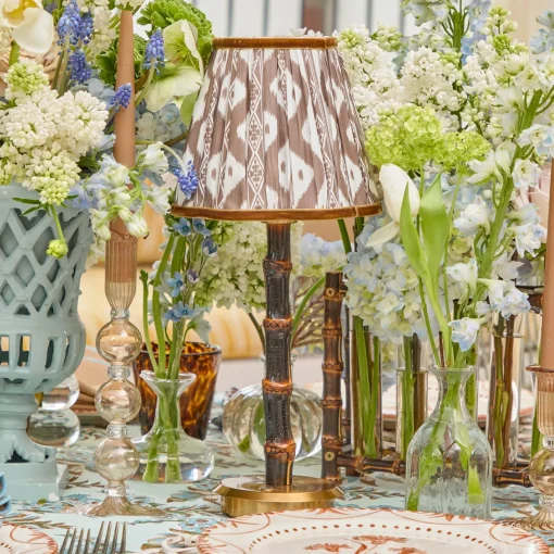 Rechargeable Table Lamps | Summer Lighting<Mrs. Alice Burnt Bamboo Rechargeable Lamp