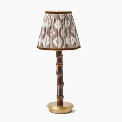 Rechargeable Table Lamps | Summer Lighting<Mrs. Alice Burnt Bamboo Rechargeable Lamp