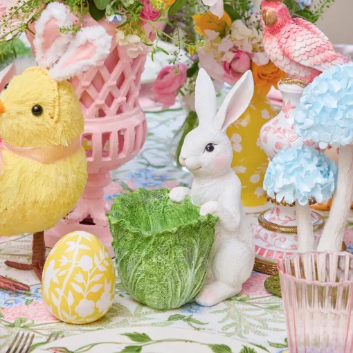 Spring Decorations<Mrs. Alice Cabbage Bunny Bowl (Pair)