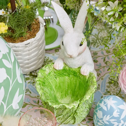 Spring Decorations<Mrs. Alice Cabbage Bunny Bowl (Pair)