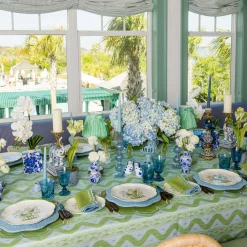 Summer Glassware | Summer Candleware<Mrs. Alice Camille Azure Candle Set (Blue)