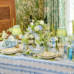 Summer Glassware | Summer Candleware<Mrs. Alice Camille Azure Candle Set (Blue)