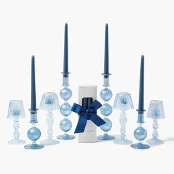 Candles | Candlescapes<Mrs. Alice Camille Azure Candlescape