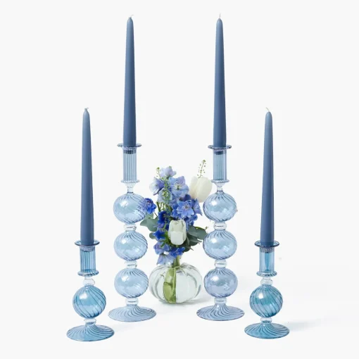 Candles | Candlescapes<Mrs. Alice Camille Azure Candlescape