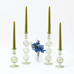 Candles | Candlescapes<Mrs. Alice Camille Olive Candle Set (Apple Green)