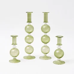 Candles | Candlescapes<Mrs. Alice Camille Olive Candle Set (Apple Green)