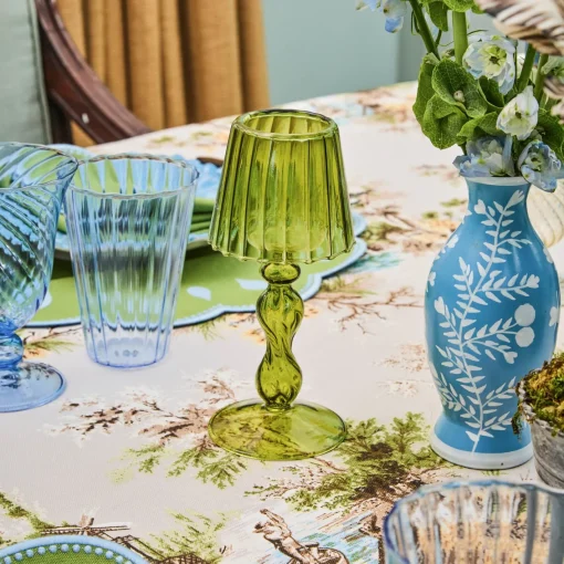 Candles | Candlescapes<Mrs. Alice Camille Olive Candlescape (Apple Green)
