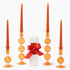 Candles | Candlescapes<Mrs. Alice Camille Orange Candle Set