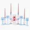 Candles | Candlescapes<Mrs. Alice Camille Pink & Blue Candlescape