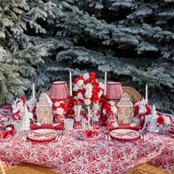 Candles | Candlescapes<Mrs. Alice Camille Red Ribboned Candlescape