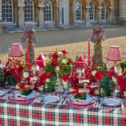 Candles | Candlescapes<Mrs. Alice Camille Red Ribboned Candlescape