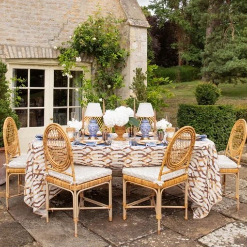Tablecloths<Mrs. Alice Carmon Chestnut Brown Tablecloth