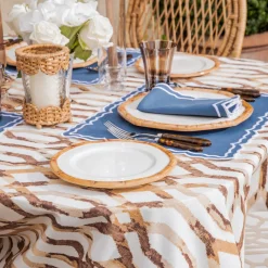 Tablecloths<Mrs. Alice Carmon Chestnut Brown Tablecloth
