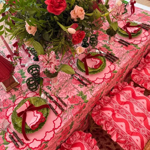 Napkins | Mrs. Alice Monogram<Mrs. Alice Carolina Pink Napkins (Set of 4)