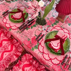 Napkins | Mrs. Alice Monogram<Mrs. Alice Carolina Pink Napkins (Set of 4)