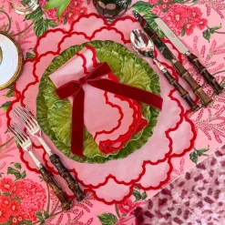 Napkins | Mrs. Alice Monogram<Mrs. Alice Carolina Pink Napkins (Set of 4)