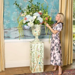 Vases | Vases & Planters<Mrs. Alice Chinoiserie Tole Urn