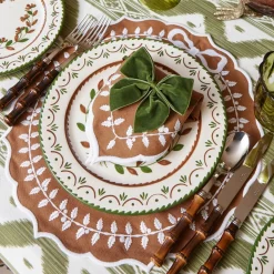 Napkins<Mrs. Alice Chocolate Bow Laurel Napkins (Set of 4)