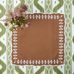 Napkins<Mrs. Alice Chocolate Bow Laurel Napkins (Set of 4)