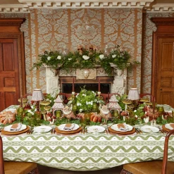 Placemats<Mrs. Alice Chocolate Bow Laurel Placemats (Set of 4)