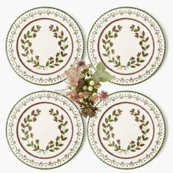 Dinner Plates | Crockery Sets<Mrs. Alice Chocolate Josephine Dinner Plates (Set of 4)