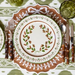 Dinner Plates | Crockery Sets<Mrs. Alice Chocolate Josephine Dinner Plates (Set of 4)