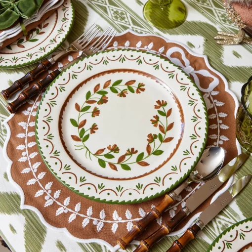 Crockery Sets<Mrs. Alice Chocolate Josephine Dinner & Starter Plates (Set of  8)