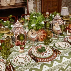 Dinner Plates | Crockery Sets<Mrs. Alice Chocolate Josephine Dinner Plates (Set of 4)