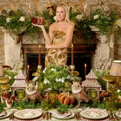 Dinner Plates | Crockery Sets<Mrs. Alice Chocolate Josephine Dinner Plates (Set of 4)