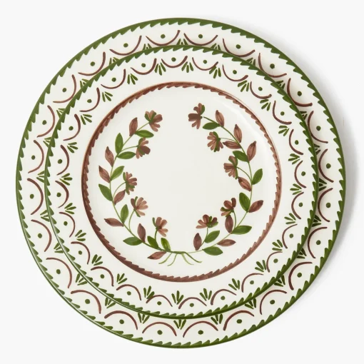 Crockery Sets<Mrs. Alice Chocolate Josephine Dinner & Starter Plates (Set of  8)