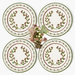 Starter Plates | Crockery Sets<Mrs. Alice Chocolate Josephine Starter Plates (Set of 4)