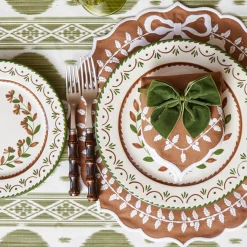Starter Plates | Crockery Sets<Mrs. Alice Chocolate Josephine Starter Plates (Set of 4)