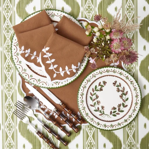 Starter Plates | Crockery Sets<Mrs. Alice Chocolate Josephine Starter Plates (Set of 4)