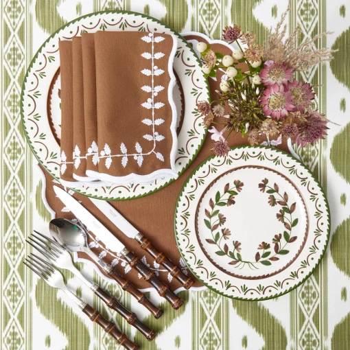 Starter Plates | Crockery Sets<Mrs. Alice Chocolate Josephine Starter Plates (Set of 4)
