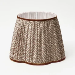 Lampshades<Mrs. Alice Chocolate Lotus Lampshade (30cm)