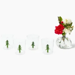 Glasses<Mrs. Alice Christmas Tree Glasses (Set of 4)