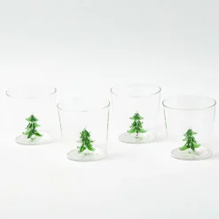 Glasses<Mrs. Alice Christmas Tree Glasses (Set of 4)