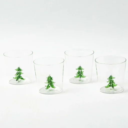 Glasses<Mrs. Alice Christmas Tree Glasses (Set of 4)