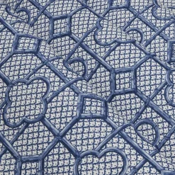 Serena Fresson Fabrics<Mrs. Alice Cobalt Blue Bamboo Trellis Fabric