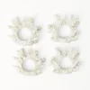 Napkin Rings & Bows<Mrs. Alice Coral Napkin Ring (Set of 4)