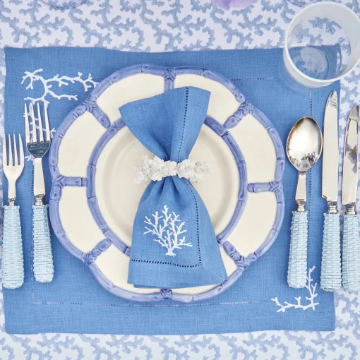 Napkin Rings & Bows<Mrs. Alice Coral Napkin Ring (Set of 4)