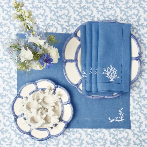 Napkin Rings & Bows<Mrs. Alice Coral Napkin Ring (Set of 4)