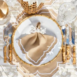 Napkin Rings & Bows<Mrs. Alice Coral Napkin Ring (Set of 4)
