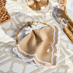 Napkin Rings & Bows<Mrs. Alice Coral Napkin Ring (Set of 4)