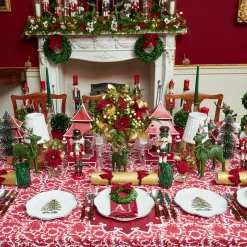 Tablecloths<Mrs. Alice Cranberry Pheasant Tablecloth