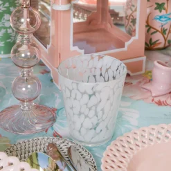 Summer Glassware | Glasses<Mrs. Alice Dappled White Glasses (Set of 4)