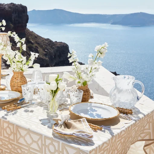 Summer Glassware | Jugs<Mrs. Alice Dappled White Water Jug