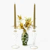 Summer Candleware | Candle Holders<Mrs. Alice Dotty Gold Candle Holder (Pair)