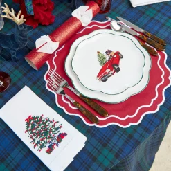 Dinner Plates<Mrs. Alice Driving Home for Christmas Dinner Plate
