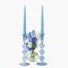 Summer Candleware | Candle Holders<Mrs. Alice Eden Blue Candle Holder (Pair)